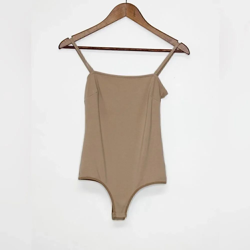Intimately Free People Sleeveless Bodysuit Nude Small